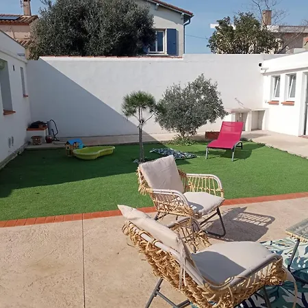 Maison Canetoise 2 Chambres, Clim, Parking, Wi-fi Proche De La * Canet-en-Roussillon
